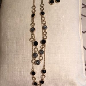 Necklace with earrings to match